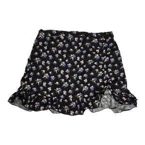 Ruffeled Mini Floral Skirt Sz XL